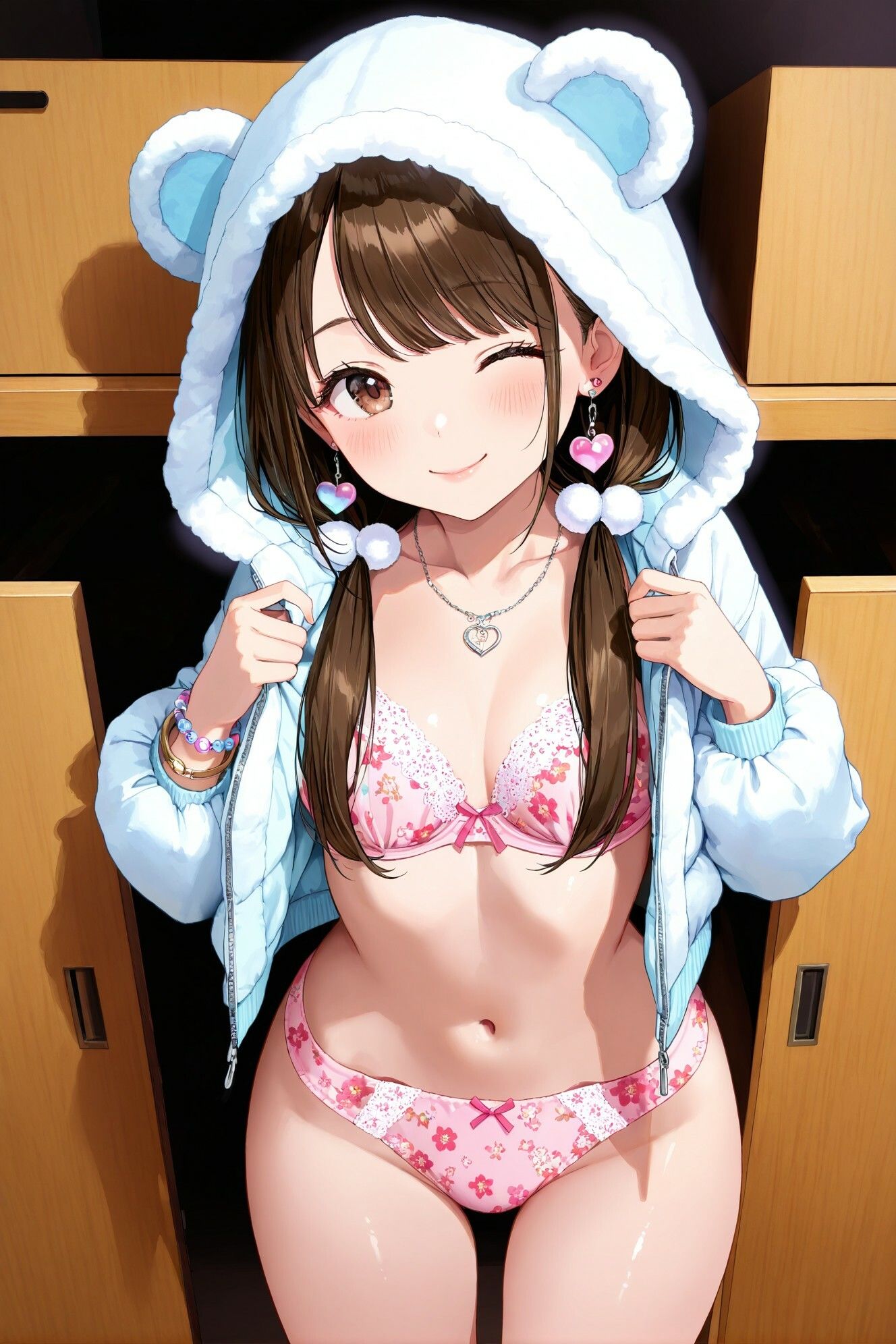 潜入女子更衣室  地雷系女子生着替え中｜あみゅみゅ サンプル画像 3