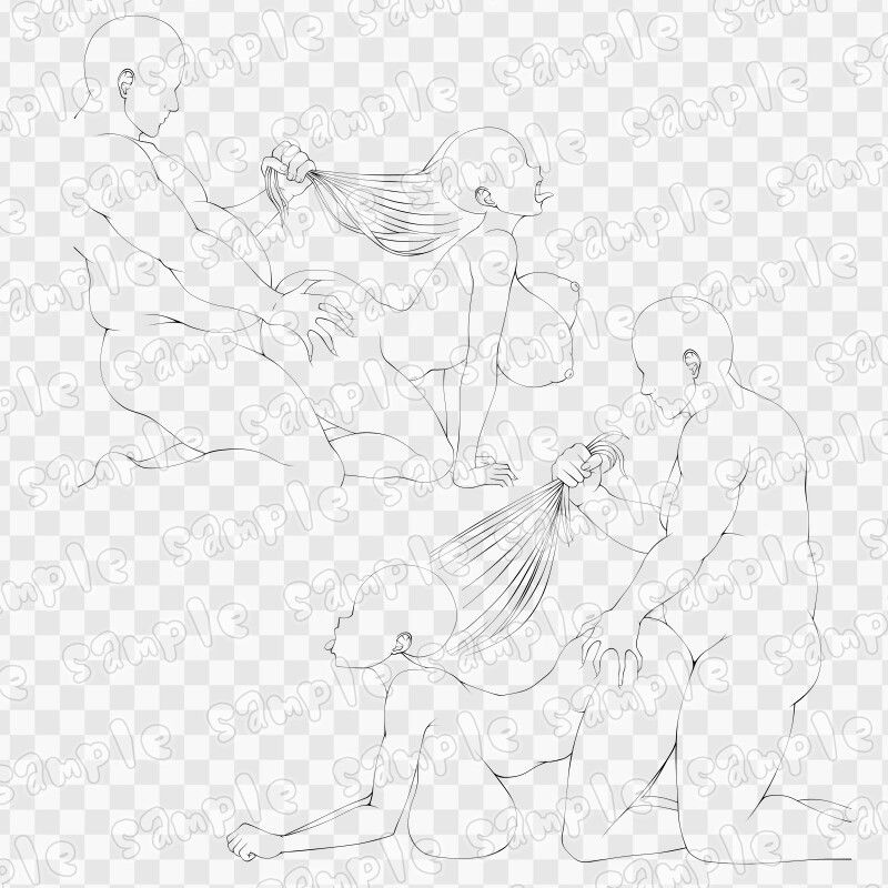 線画素材集［手］111｜ART111 サンプル画像 3