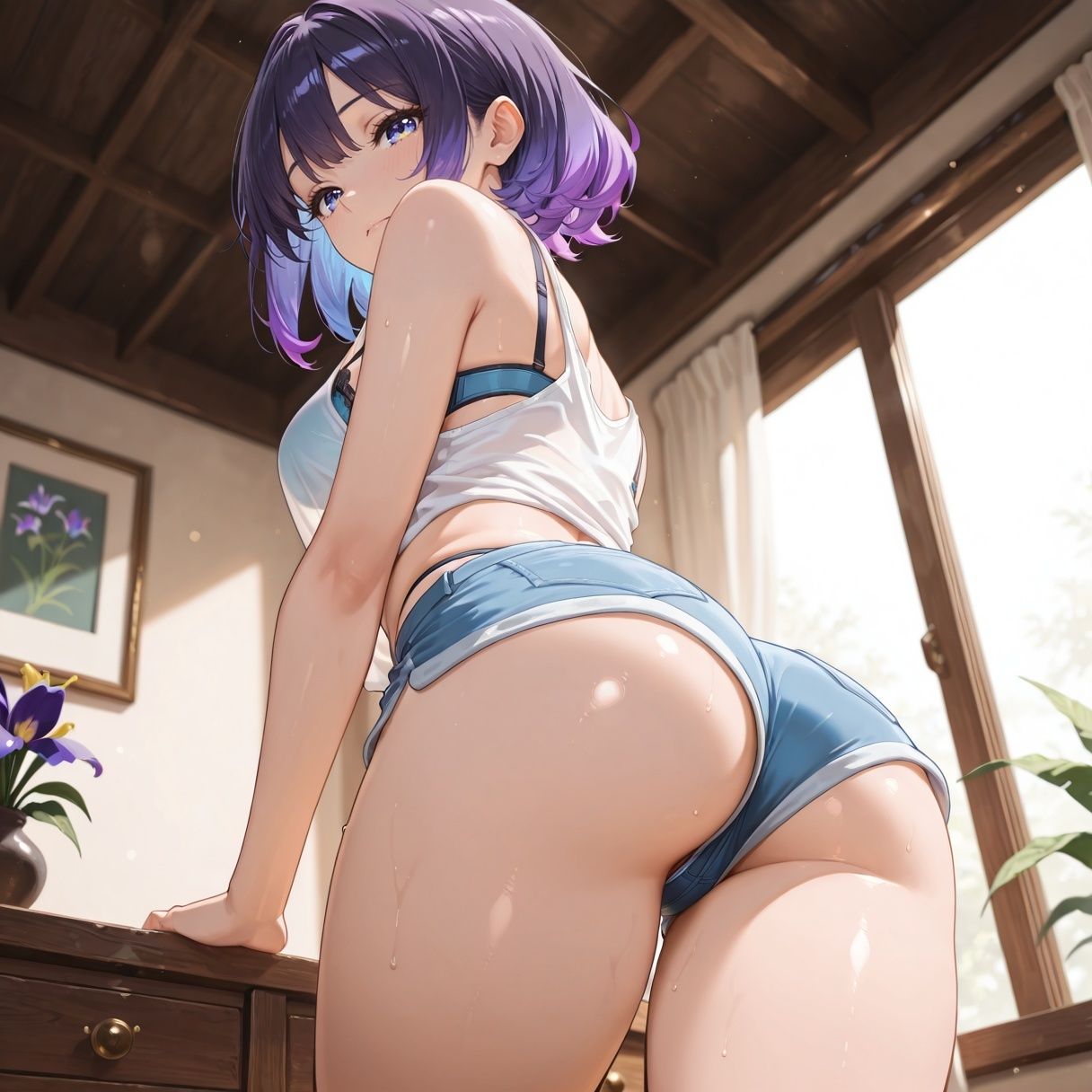 青原紫子〜可愛すぎる彼女の休日〜|ミリセラサークル サンプル画像 6