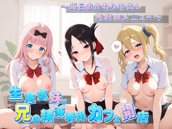 生意気妹が兄の精液専用カフェ開店 〜毎日おかわり中出しメニュー無制限（はーと） か〇や様は告らせたい｜Lustful Eclipse