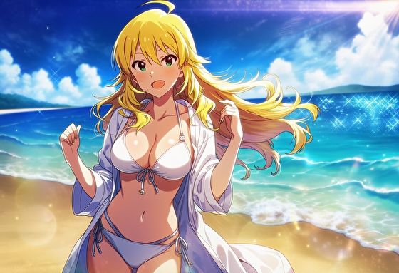 プライベートビーチ 星○美希｜偶像館