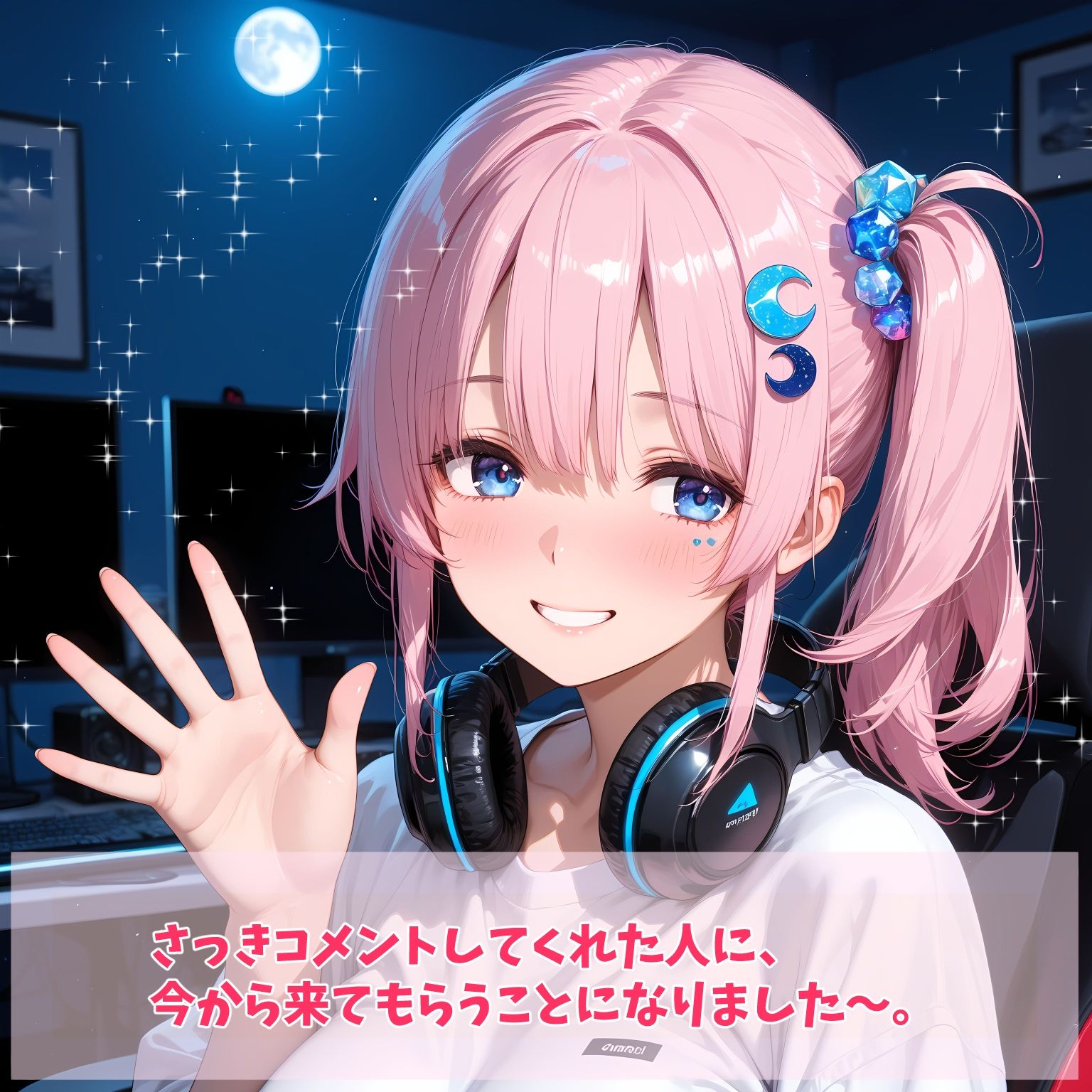 桃月ゆら  中田し配信中CG｜FSTAR-project サンプル画像 2