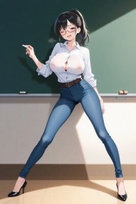 【裸ジーンズ女子8】セクシー変態教師の乳首丸見え講座｜Jらぶ サンプル画像 2