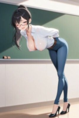 【裸ジーンズ女子8】セクシー変態教師の乳首丸見え講座｜Jらぶ サンプル画像 3