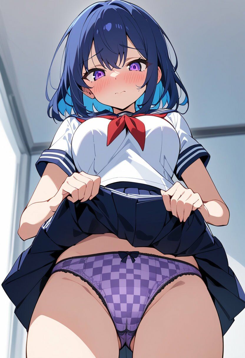 セーラー服でスカートたくし上げパンチラ200枚｜こもれびリリック サンプル画像 5
