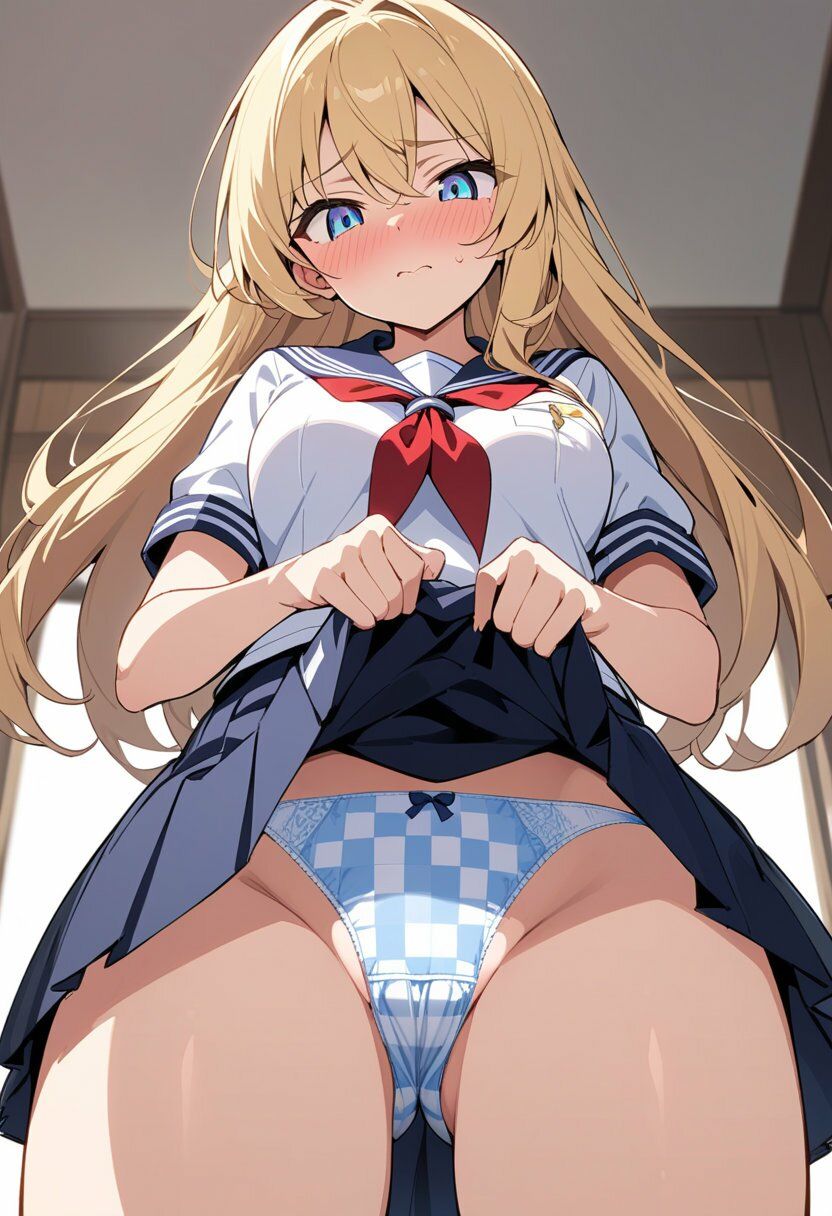 セーラー服でスカートたくし上げパンチラ200枚｜こもれびリリック サンプル画像 10