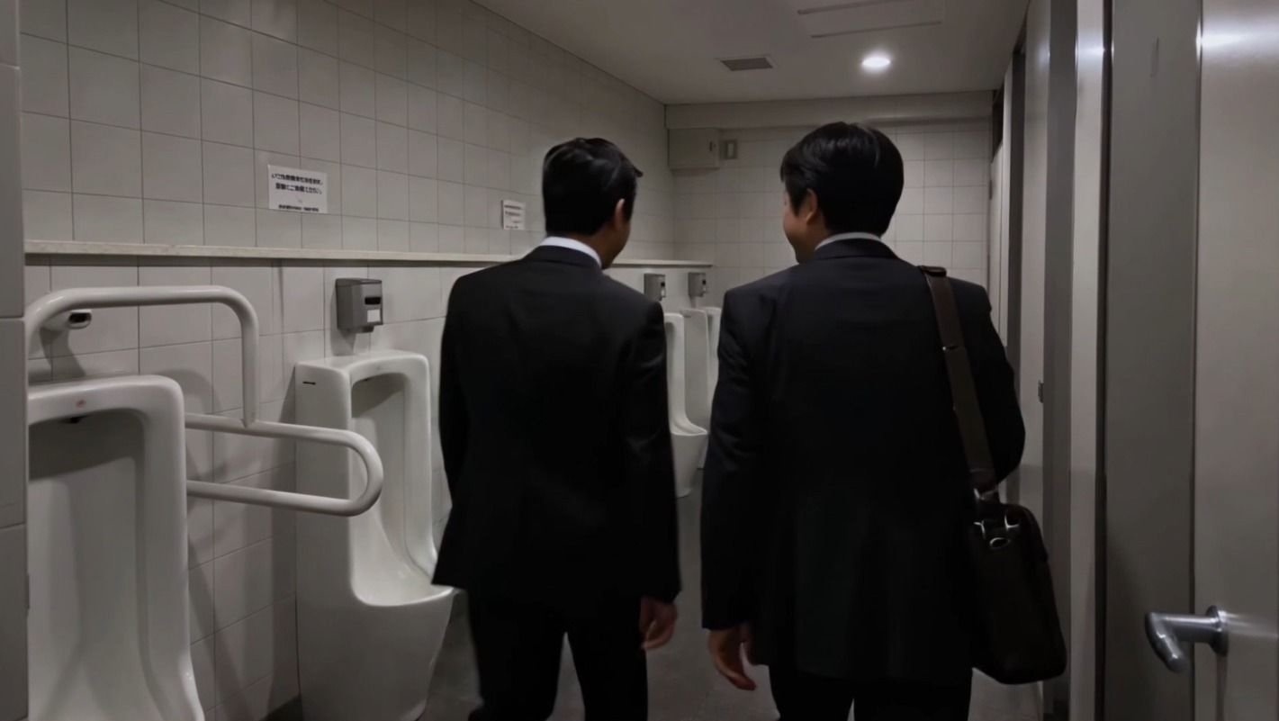 露出女子〇生の冒険4「修学旅行編」男子便器|ほらね言わんこっちゃない サンプル画像 5