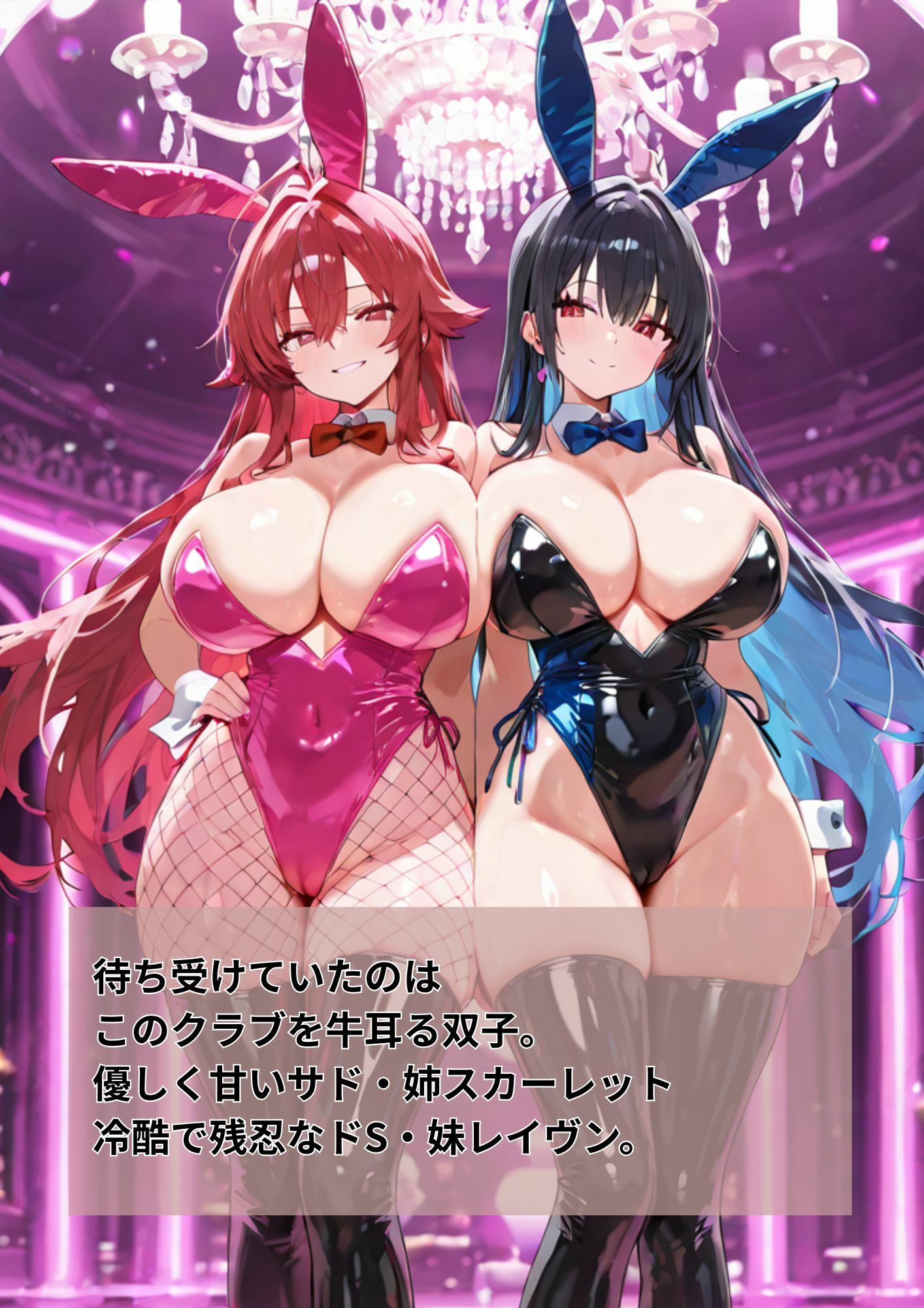 銀髪捜査官  vsレズバニーシスターズEpisode 3   黒髪レイヴンの調教再び｜Liberte Yuzuki サンプル画像 2
