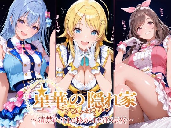 星華の隠れ家 〜清楚アイドルの秘められた淫らな夜〜月●恋鐘・八●めぐる・鈴●羽那 編｜紫陽花