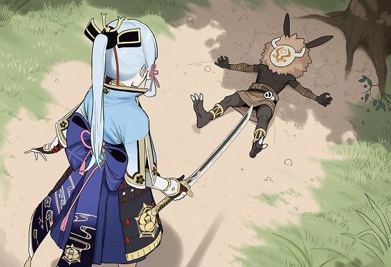 ヒルチャールと神里綾華が仲良くなる話｜ruiberuto