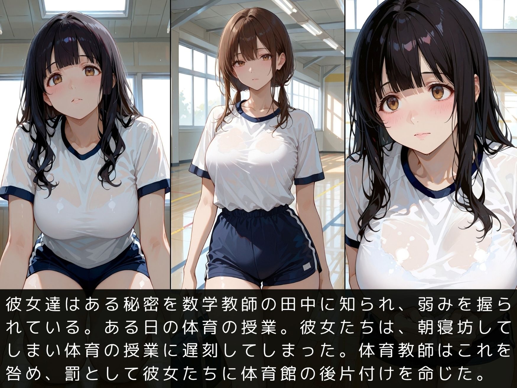 放課後の性指導〜禁断の記録〜体育館編|mapuememaru サンプル画像 4