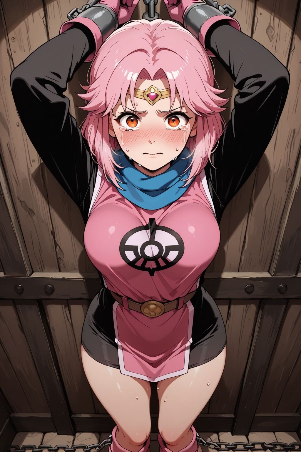投獄された僧侶戦士 囚われたマァム｜ReNOL サンプル画像 4