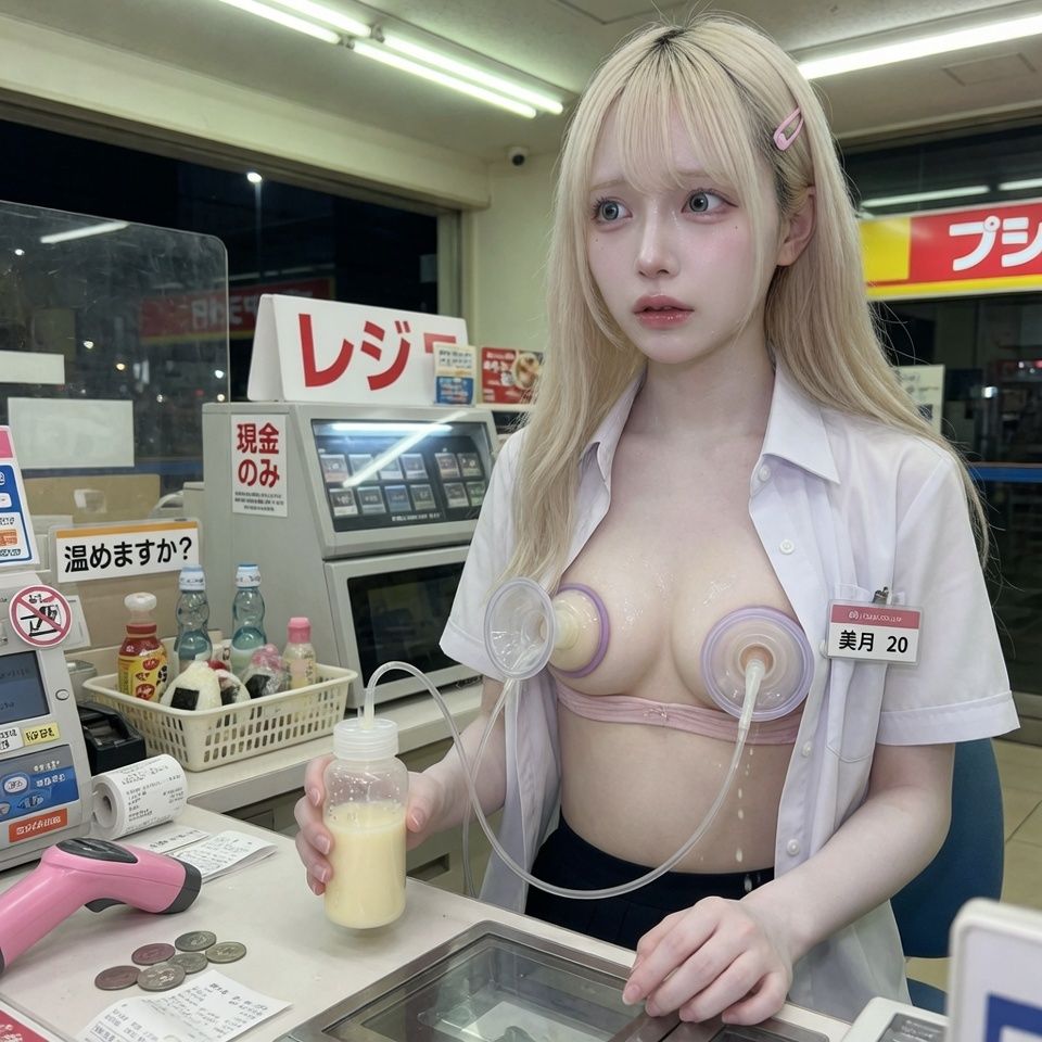 母乳が買えるコンビニ｜ポンスケ製作所 サンプル画像 3