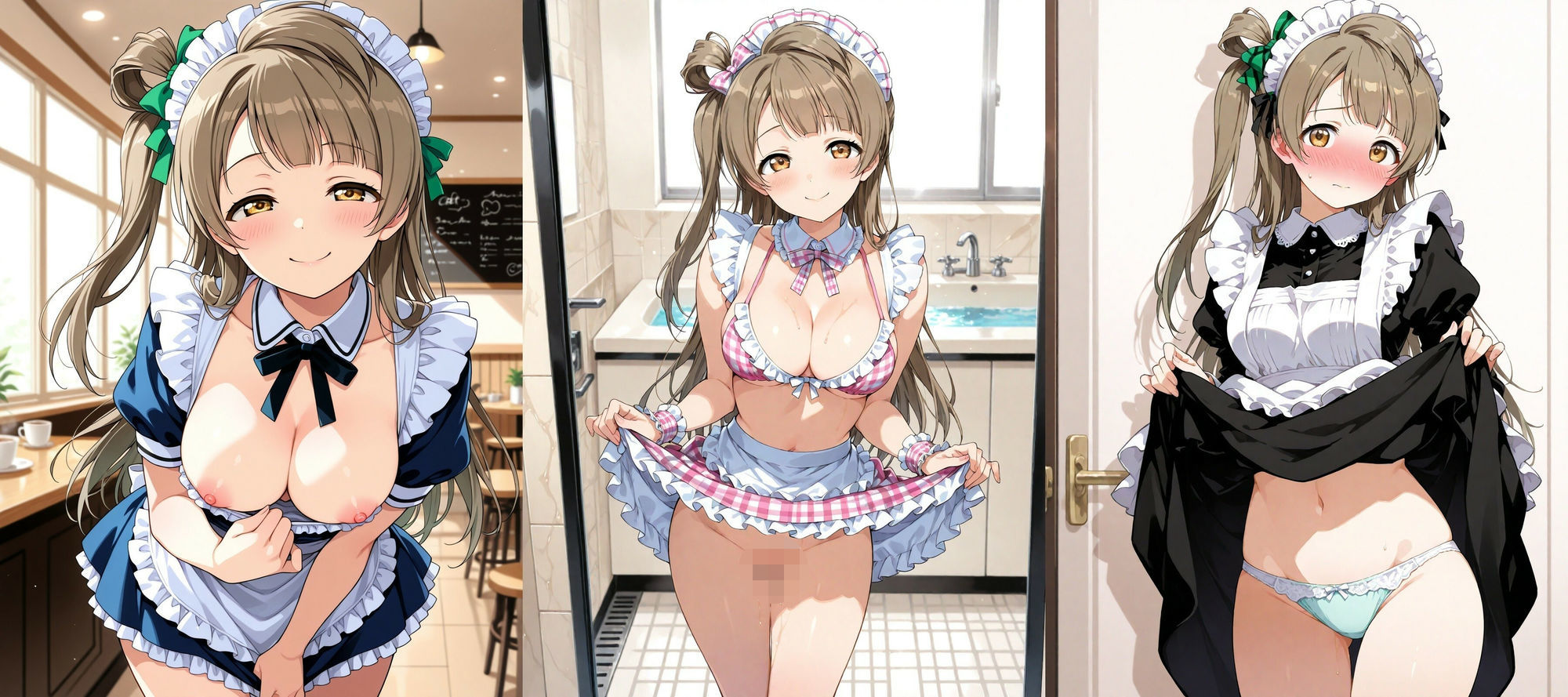 ことりとえっち メイド編|AIで抜いちゃうおじさん サンプル画像 2