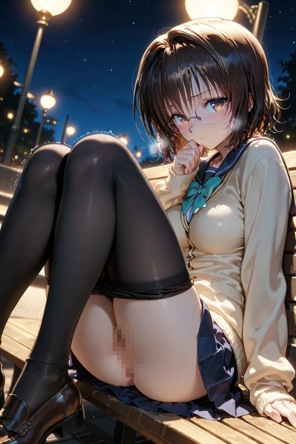 彼女と過ごす秘密の放課後 T〇LOVEる｜ねこのしっぽな サンプル画像 10