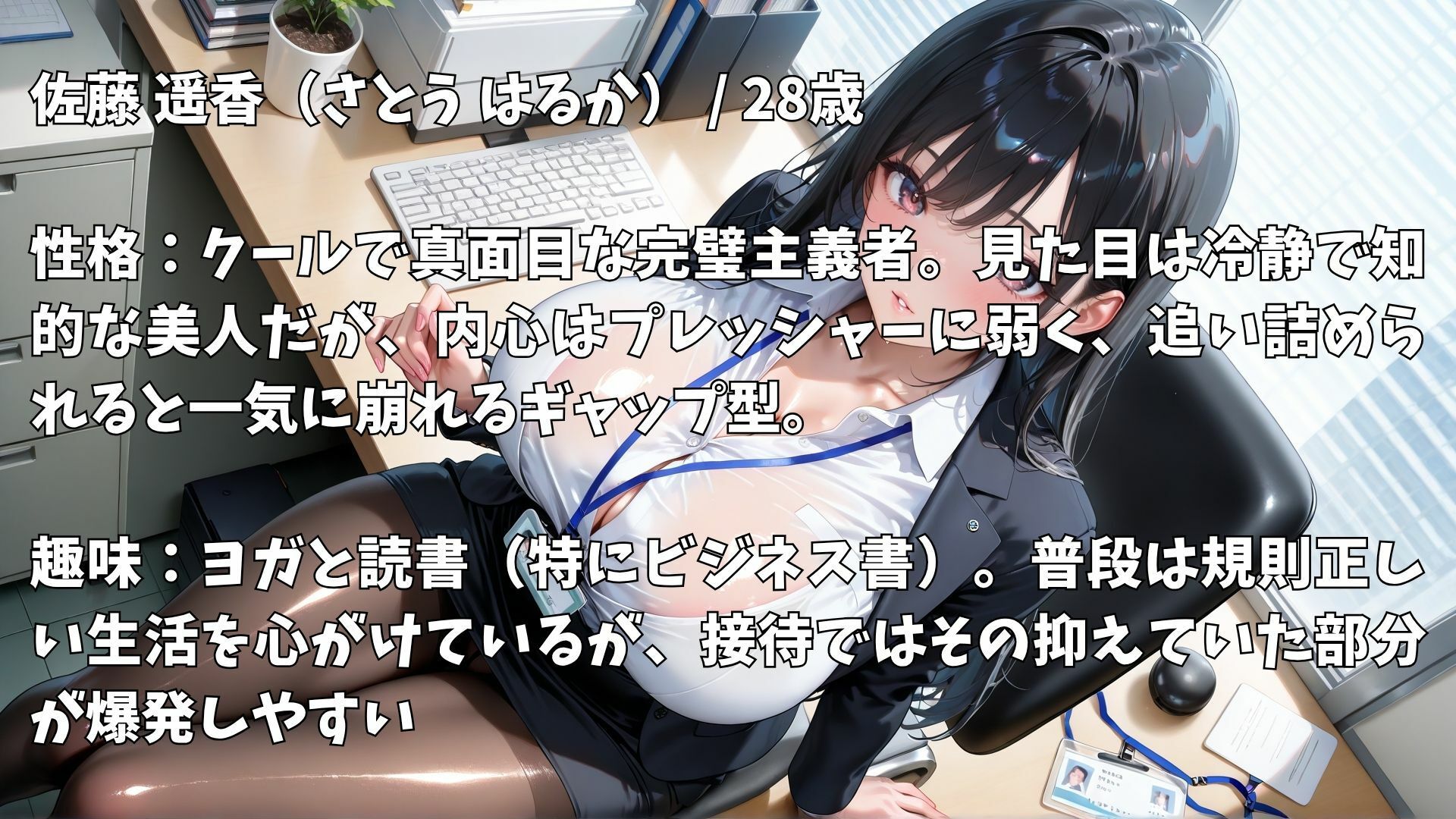 【4K高画質】保険営業OLの汗だく禁断接待〜ノルマ達成のための枕営業〜｜パンパンパン サンプル画像 2