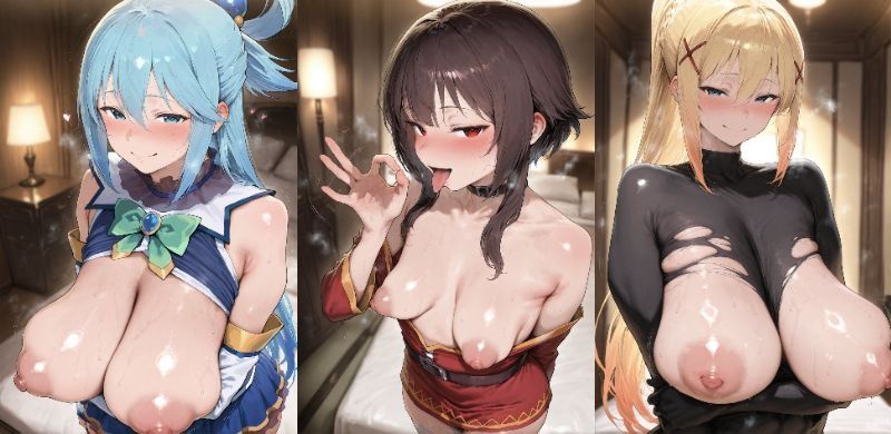 性処理ヒロイン こ○すば|あんころもち サンプル画像 2