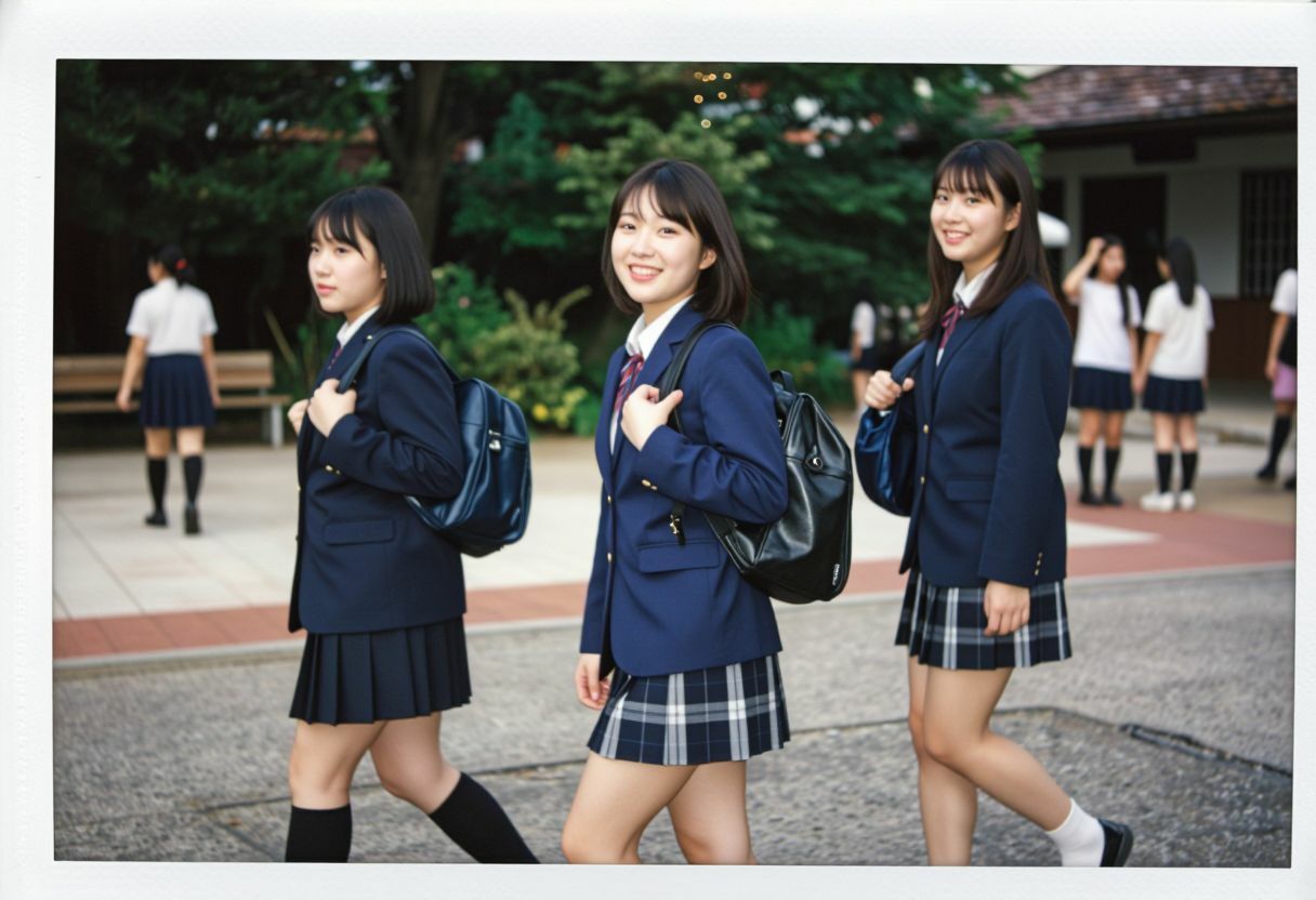 平成初期の女学生｜Ghost In AiGirls サンプル画像 2