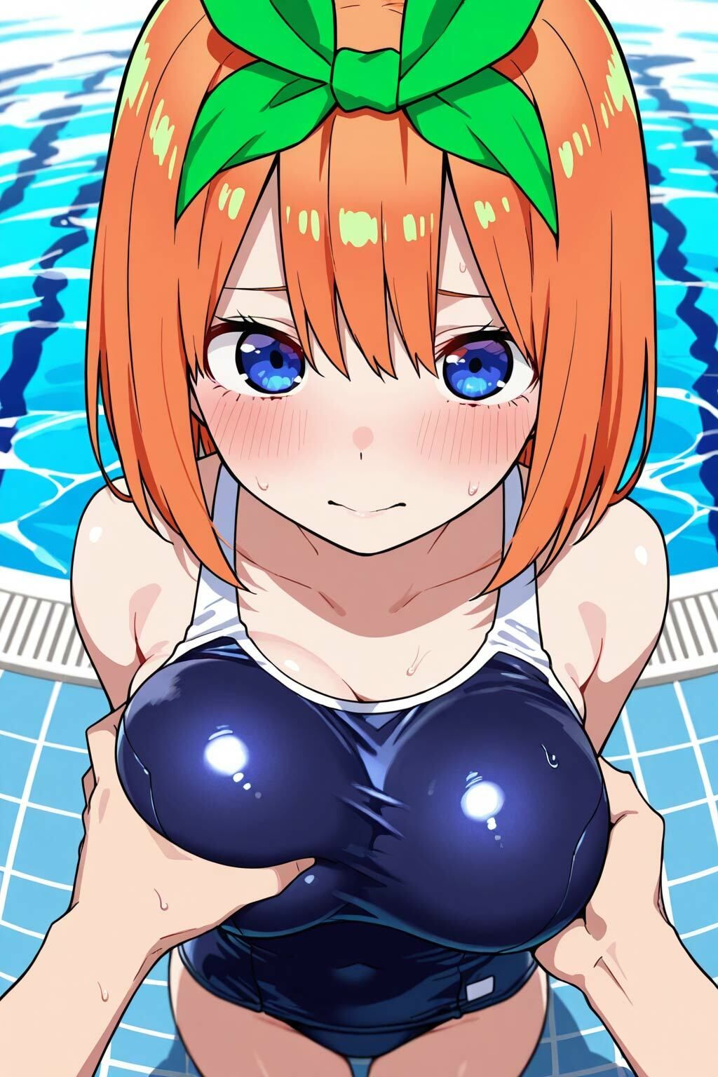 スク水姿の四葉がエロカワ過ぎたので連れ込んで生ハメしました｜ペペチー愛好家 サンプル画像 2