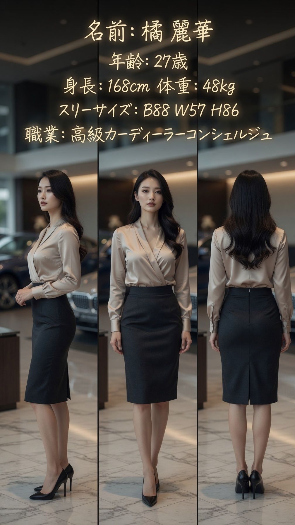 私のお仕事図鑑_ディーラーコンシェルジュ橘麗華|PTNSKS45 サンプル画像 2