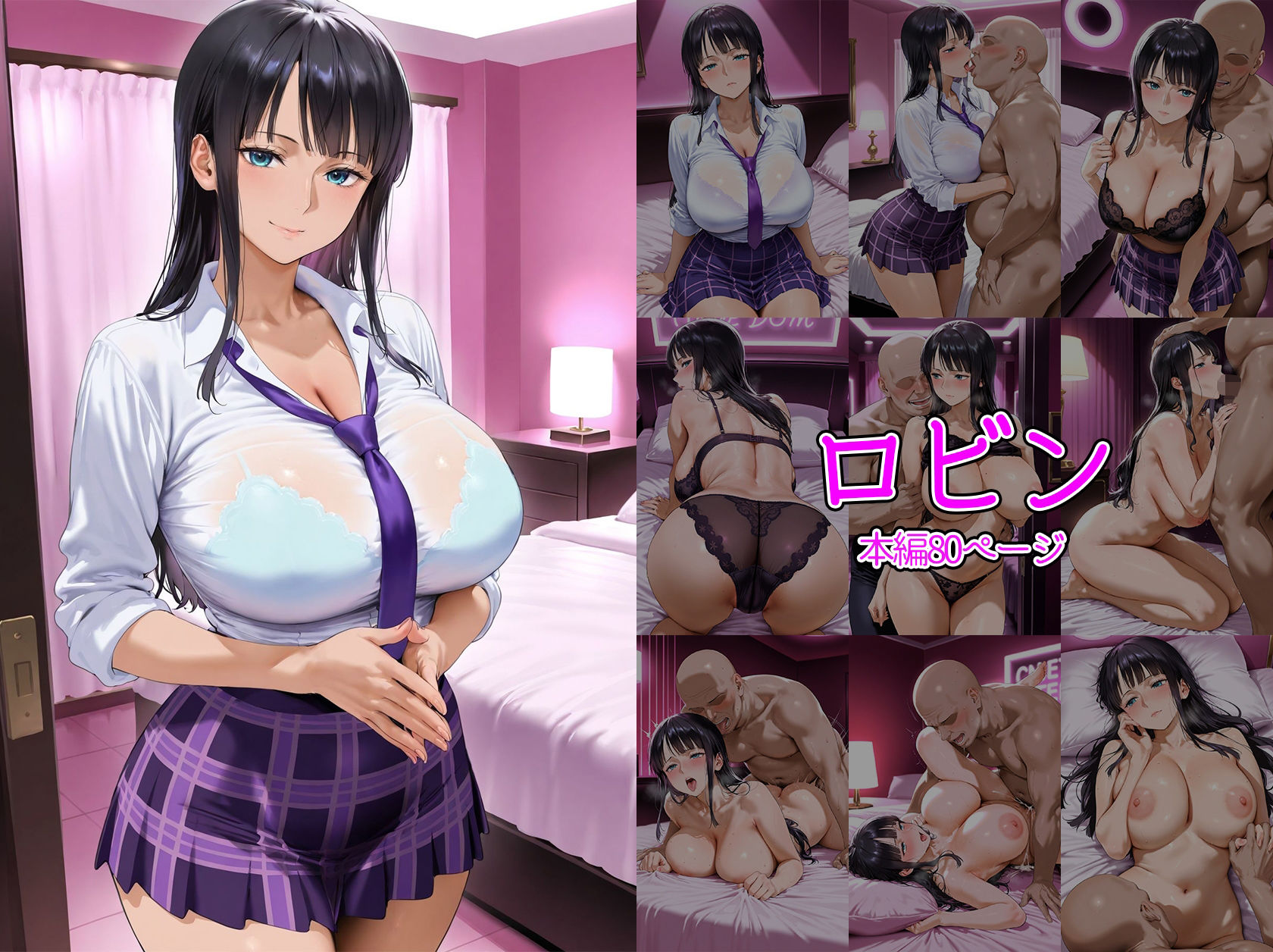 淫夢学園 〜ワン〇ース JKイメクラ〜 ロ〇ン・ウ〇｜精天の癖靂 サンプル画像 5
