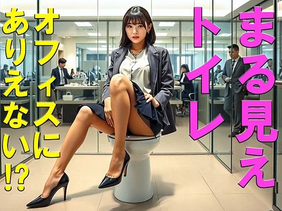 妄想24 オフィスのガラス張りまる見えトイレでOLおしっこ AI生成動画｜Artificial Intelligence iso