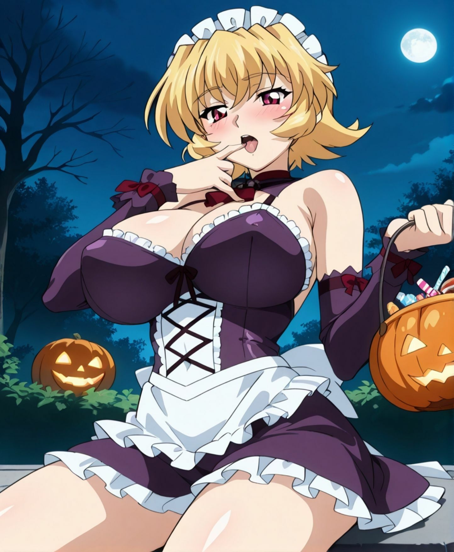 Trick or S●X〜アスナ＆麗紗の場合〜｜たちまる サンプル画像 5