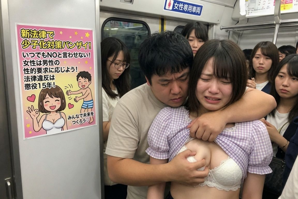 少子化対策法案可決 〜女性は男性のあらゆる性的欲求に応えなければならない〜|性癖ダイレクトアタック サンプル画像 3