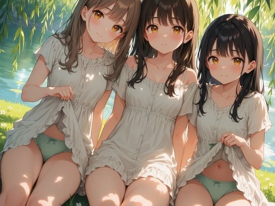 木漏れ日の秘密 〜夏ワンピ美少女のチラ〜 CG119枚＋ショート動画122本｜XrayWorks