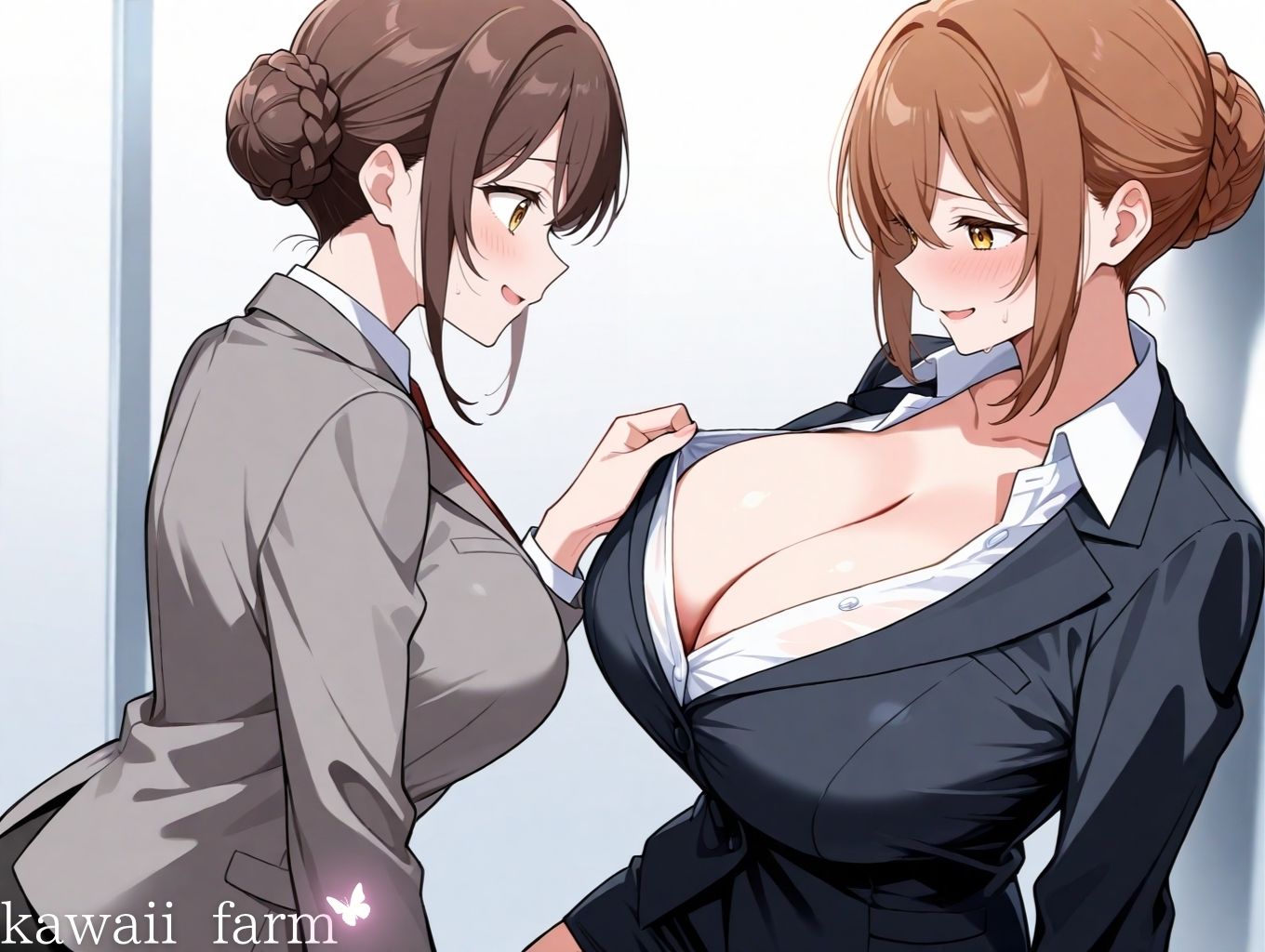 爆乳まみれ 美女OL ver.｜かわいいファーム サンプル画像 2