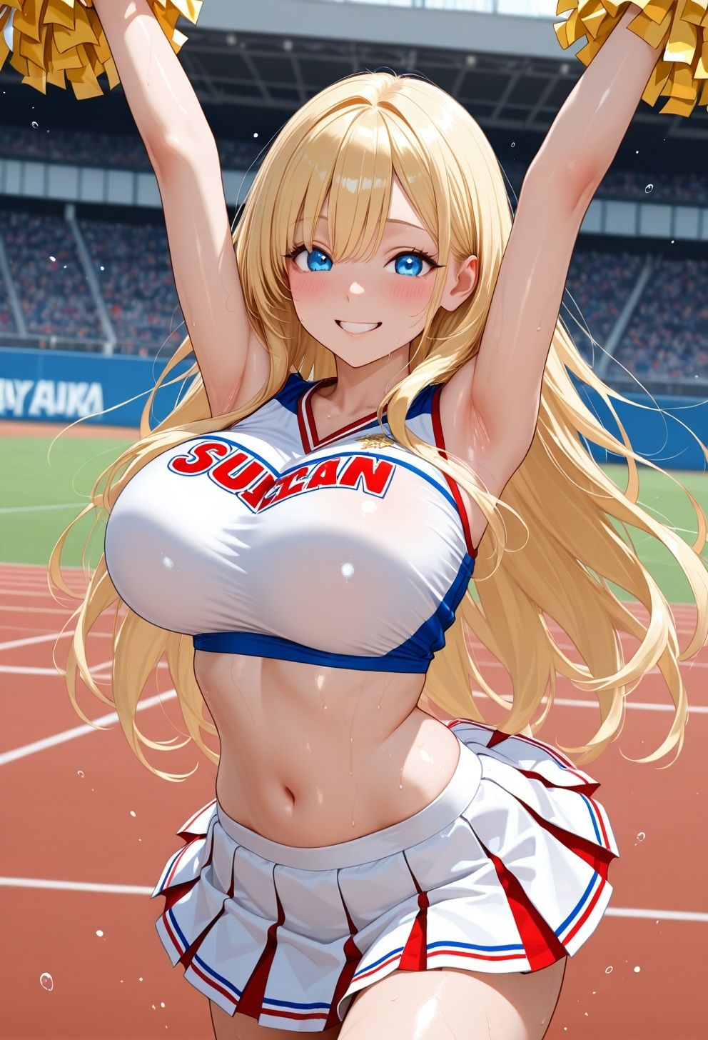 勝利のご褒美は爆乳チア部員の濃厚中出しご奉仕｜久遠ヨル サンプル画像 2