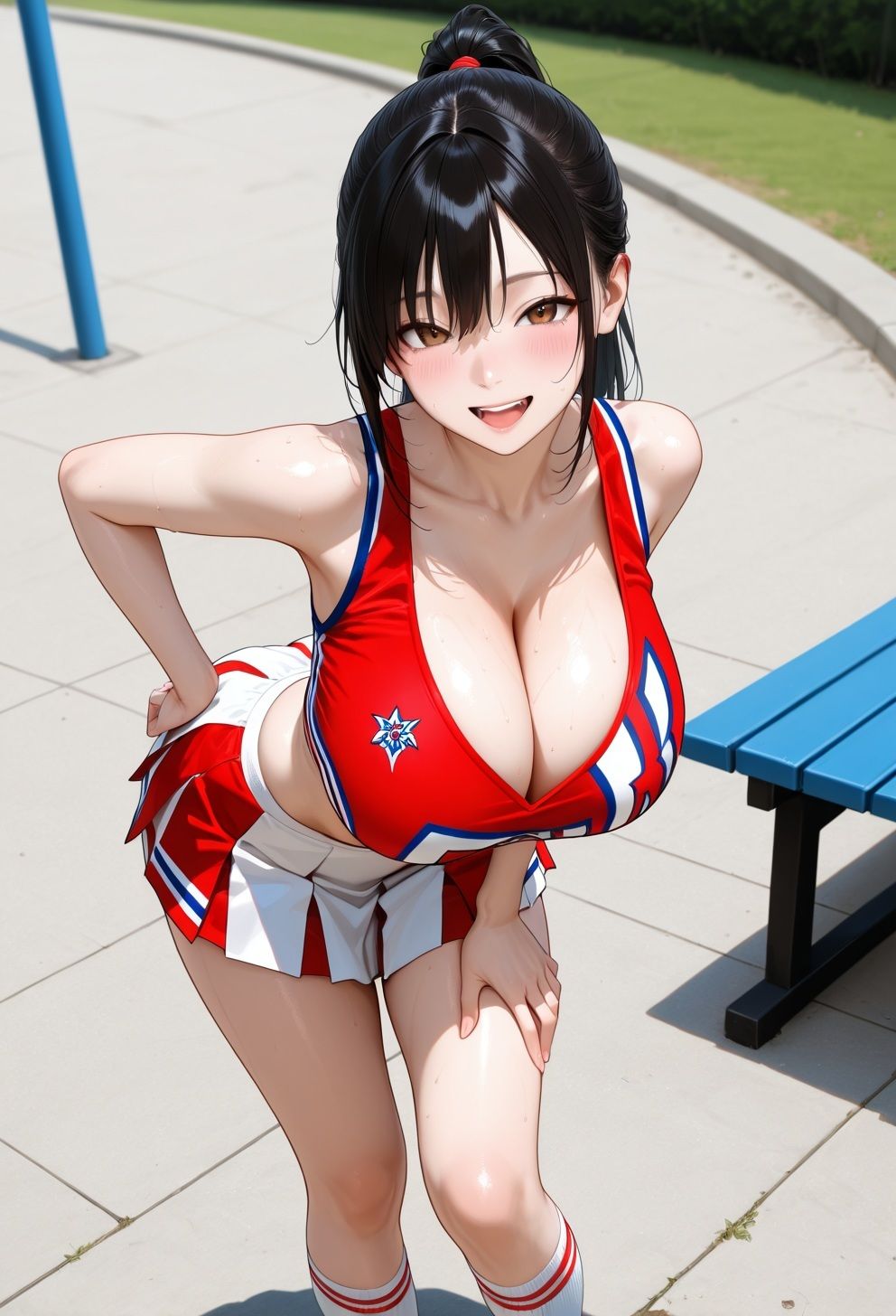 勝利のご褒美は爆乳チア部員の濃厚中出しご奉仕｜久遠ヨル サンプル画像 3