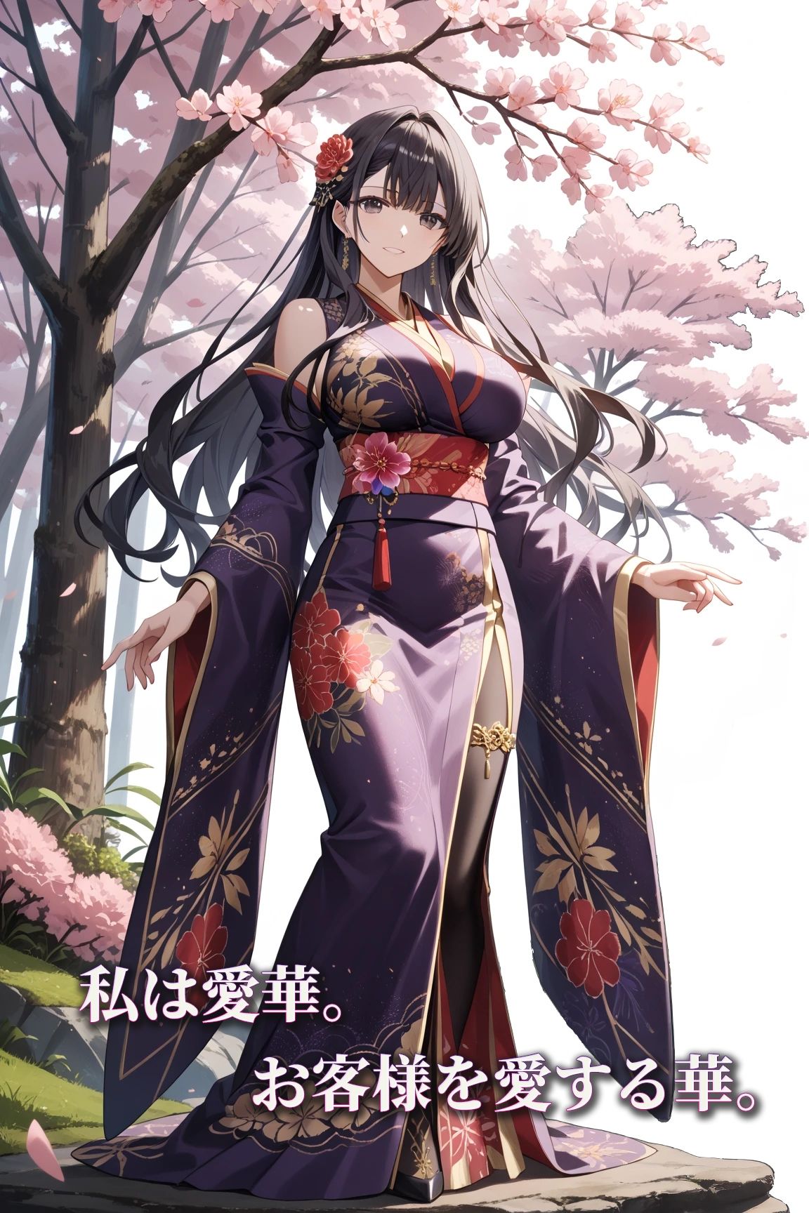 四宮愛華 -桜の夜-｜生田フブキ サンプル画像 6