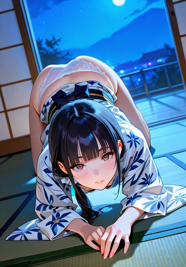 夏夜の浴衣から覗く下着｜エロ天使商会 サンプル画像 5