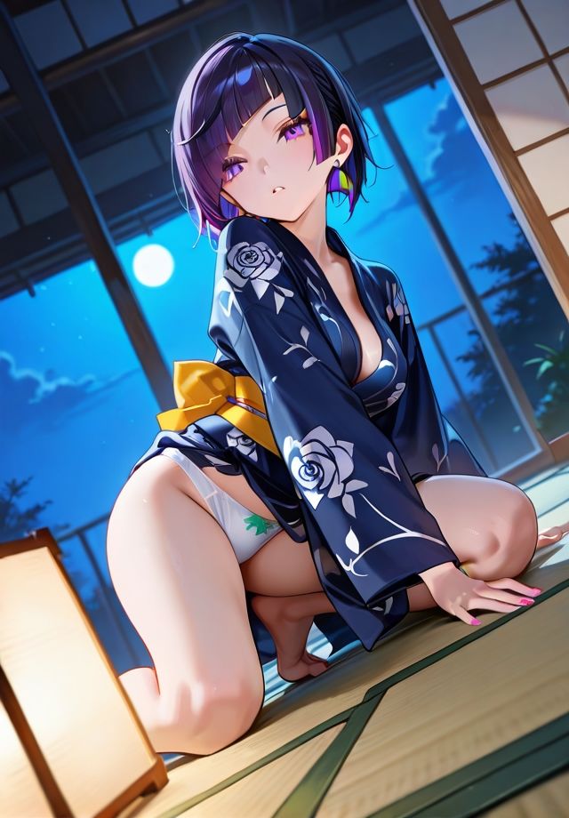夏夜の浴衣から覗く下着｜エロ天使商会 サンプル画像 6