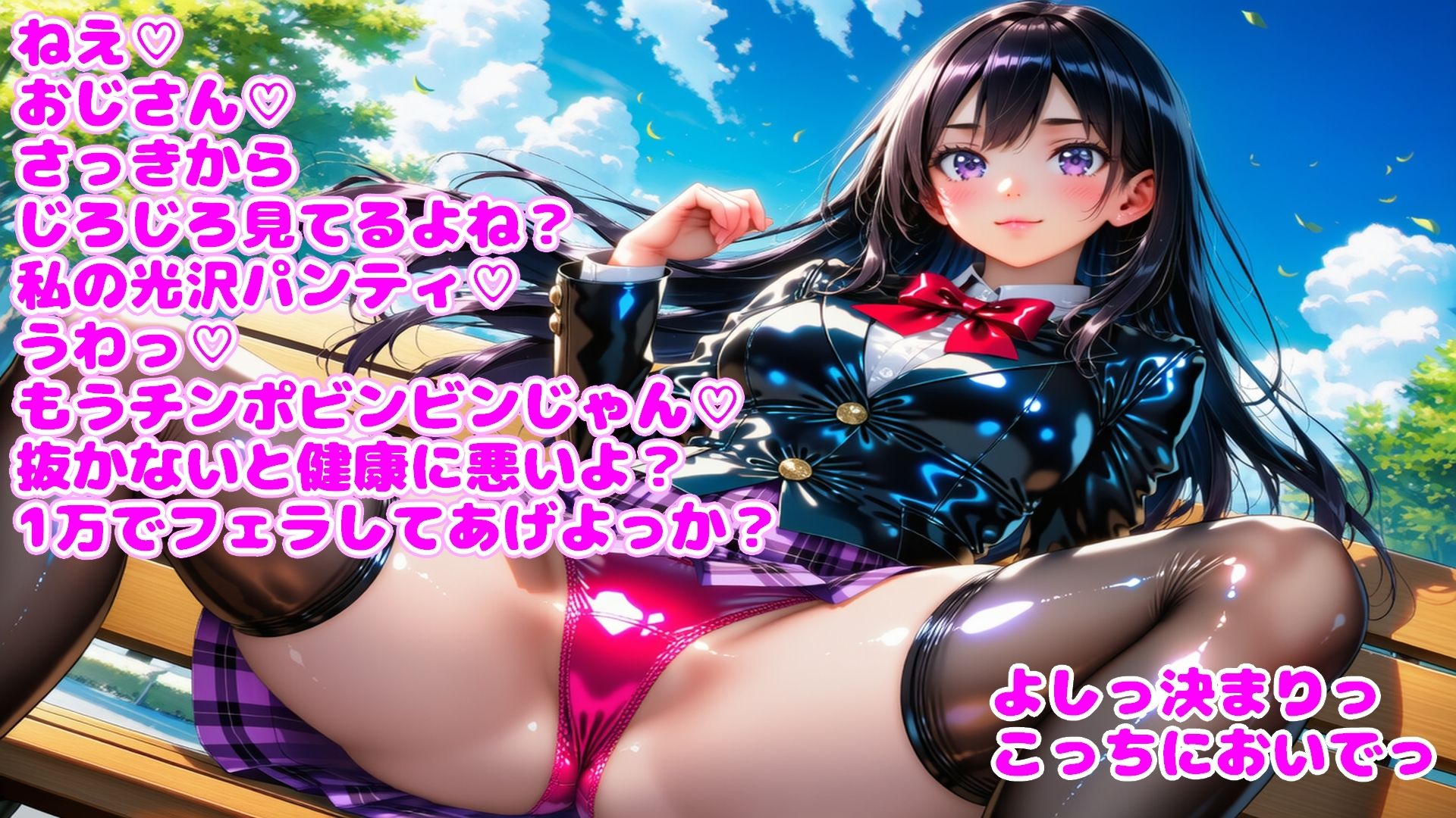 欲しがりビッチJKのおねだり援交｜n サンプル画像 3