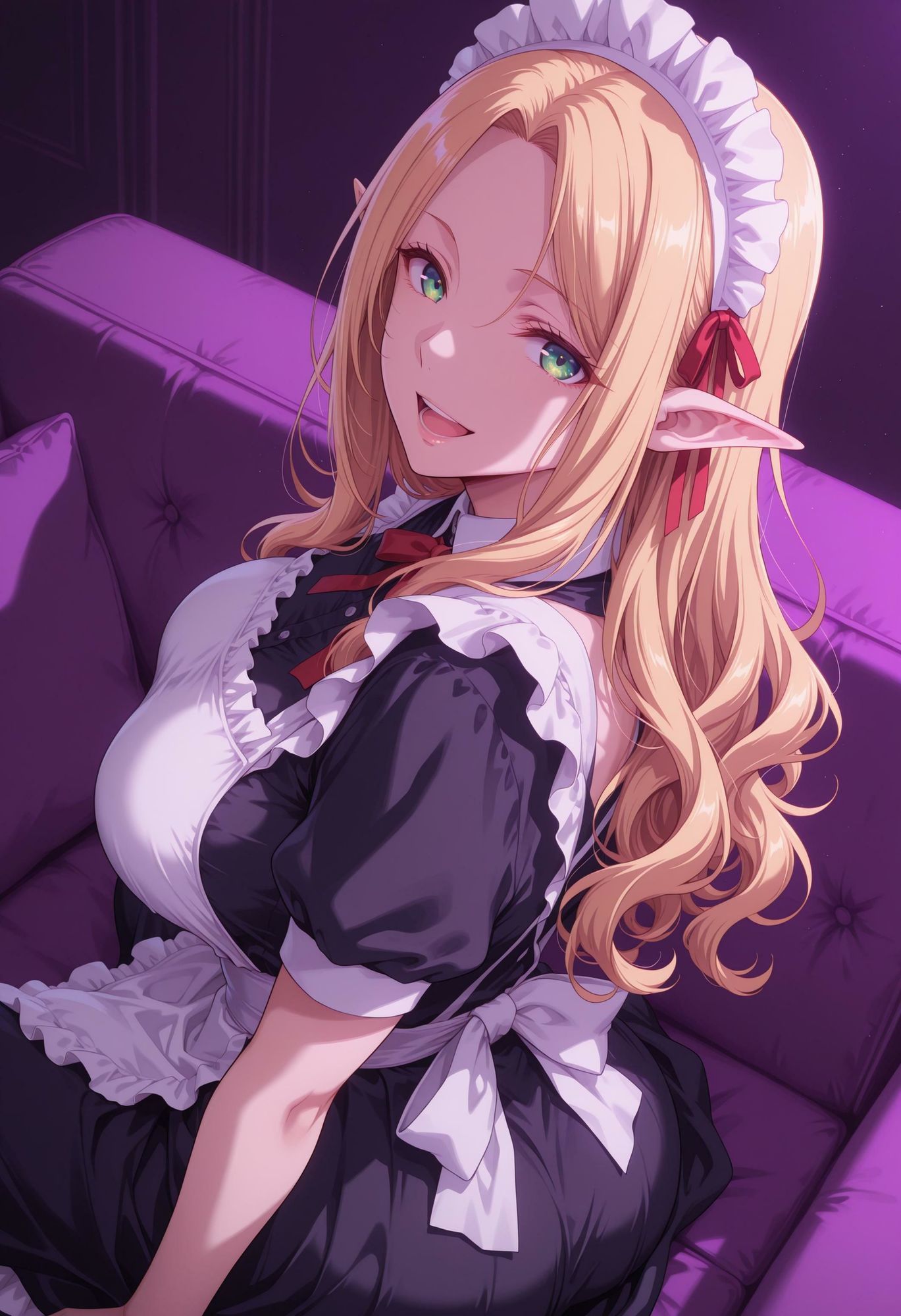 エルフのメイドさんの誘惑5｜えるふーさん サンプル画像 3