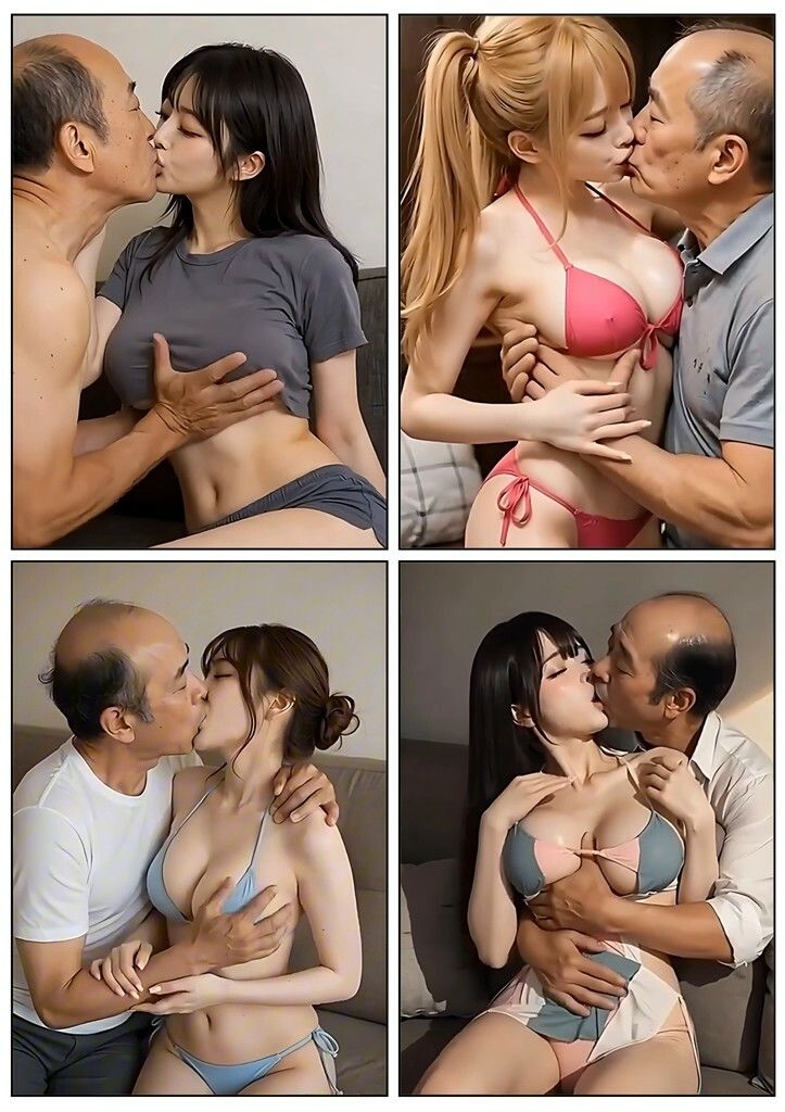 美女とおじさんのディープキス キス好き大集合♪3｜toshikiss サンプル画像 5