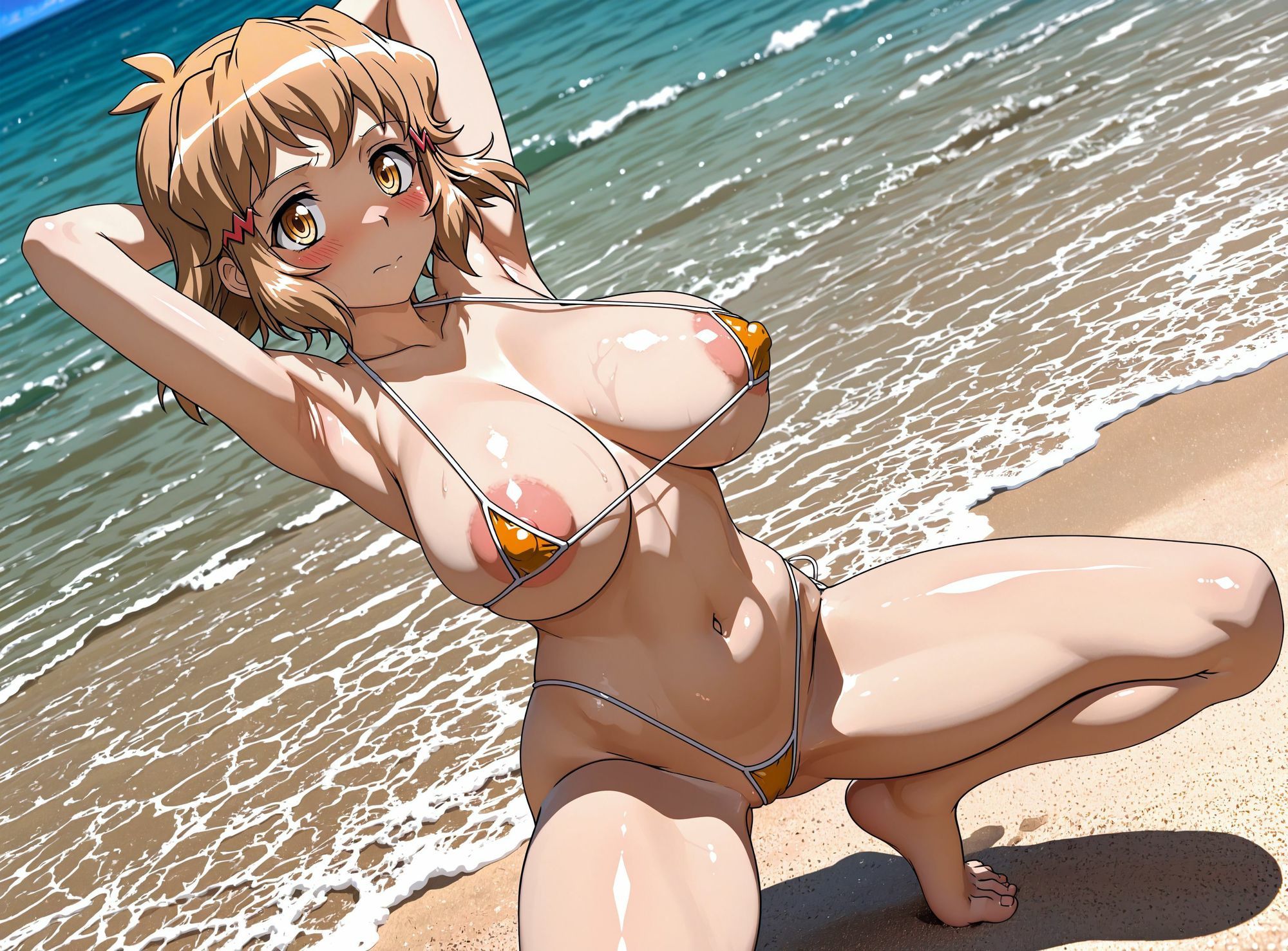 戦姫絶唱！S.O.N.G.マイクロビキニ部 HIBIKI編2｜エイムビック サンプル画像 4