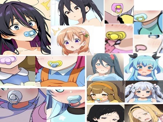 R-18アニメ美少女おむつおもらしAIイラスト集その1からその5総集編おまけ付き｜ナメラAI