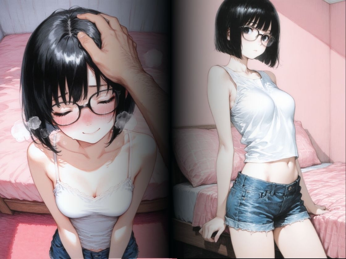 文化系のメガネつ娘｜JK-King サンプル画像 6