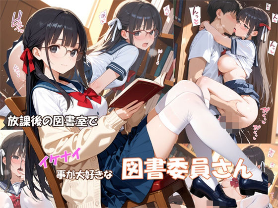 放課後の図書室でイケナイ事が大好きな図書委員さん｜masalette
