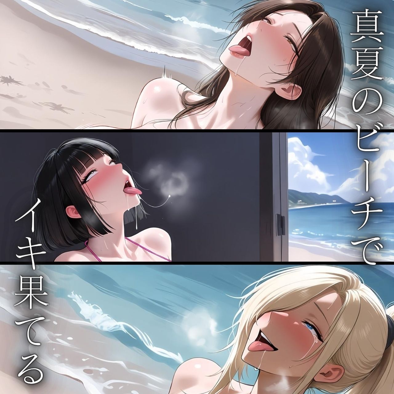 エロビキニ 爆乳シンママ3選｜AI美熟女 サンプル画像 9