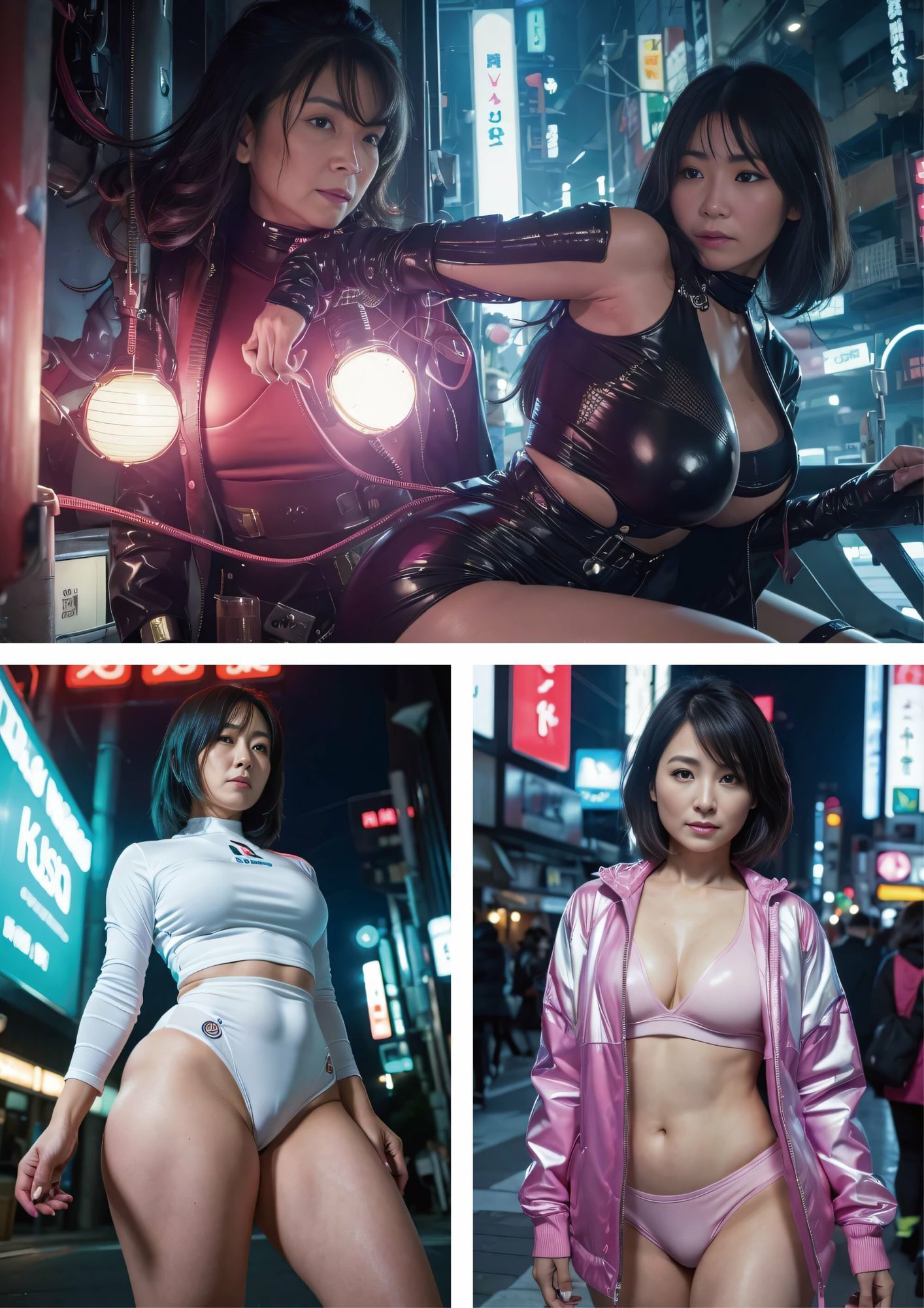 サイバーパンク熟女|トリトスタジオ サンプル画像 6