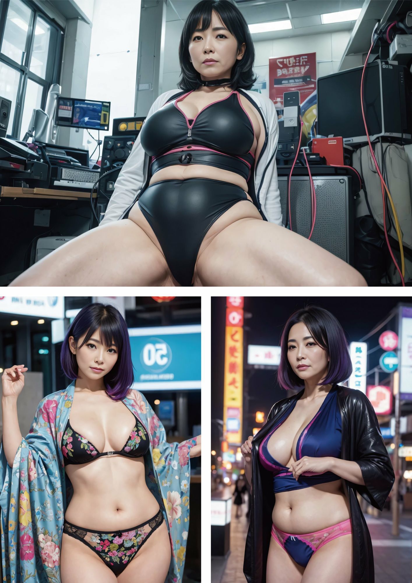 サイバーパンク熟女|トリトスタジオ サンプル画像 10