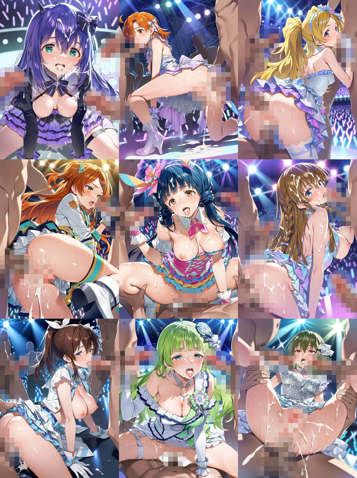 Idol MILLION R○PE 全キャラCG集｜カオスゲート サンプル画像 3