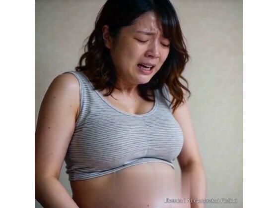 【AI生成】ぽっちゃり妻の難産 ロング版（約2分37秒）｜ウブミア