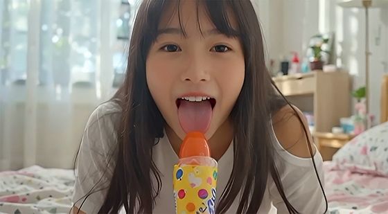 ひたすらキャンディを舐める動画集 No.01（AI生成アニメーション）（配信停止）｜ジェネレイティブ秀樹