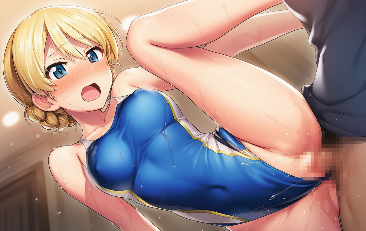 戦車好き娘達のCG集｜競泳少女 サンプル画像 5