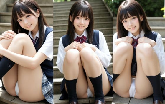 制服パンチラ part-2｜hiro-pin